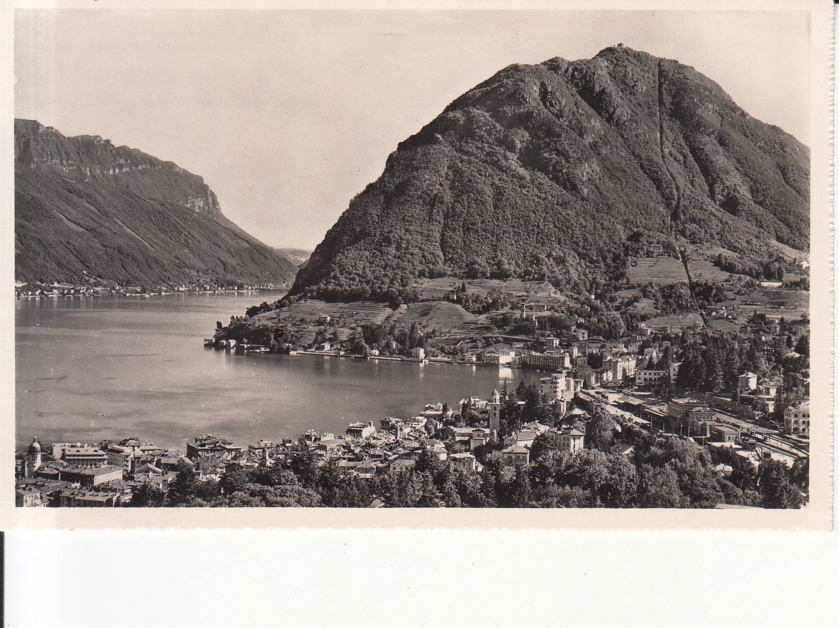 Cartoline postali: Lugano ca. 1940 – Usato da Bürglen TG venduto da StampGraf