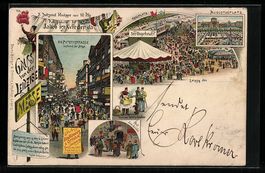 Litho Peterstrasse während der Messe, A
