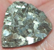 Cabochon L-541 – Pyrit Druzy Heilstein – ca. 19x16mm