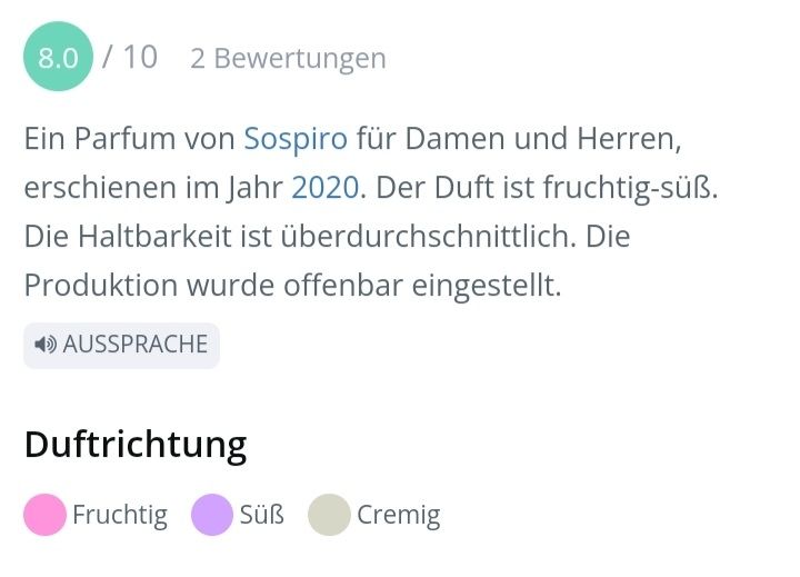 Profumi & Eau de Toilette: 2 ml MOONLIGHT SONATA SOSPIRO ABFÜLLUNG – Nuovo (secondo la descrizione) da St. Gallen venduto da CaliSunshine 3
