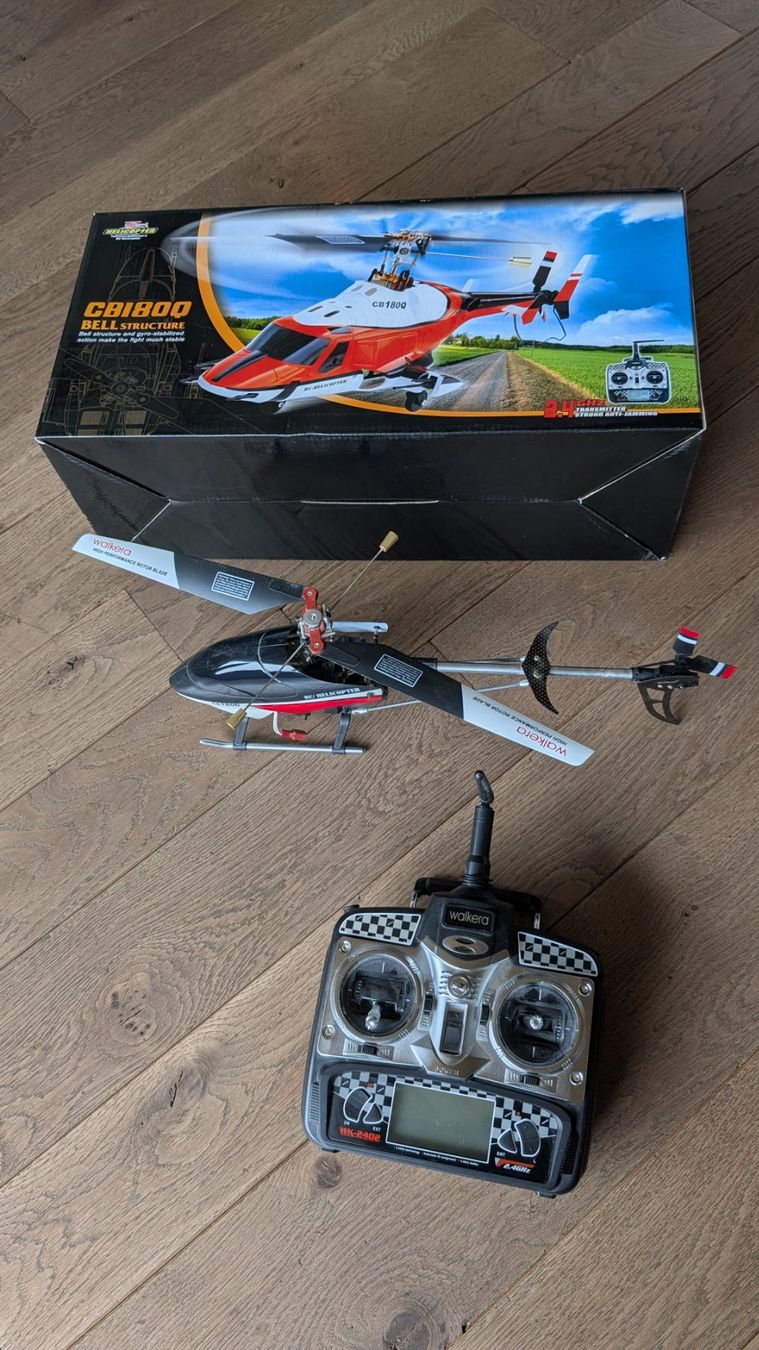Bell Modellismo RC: RC Helicopter CB180Q Bell Structure – Usato da Spiegel b. Bern venduto da Miko1 1