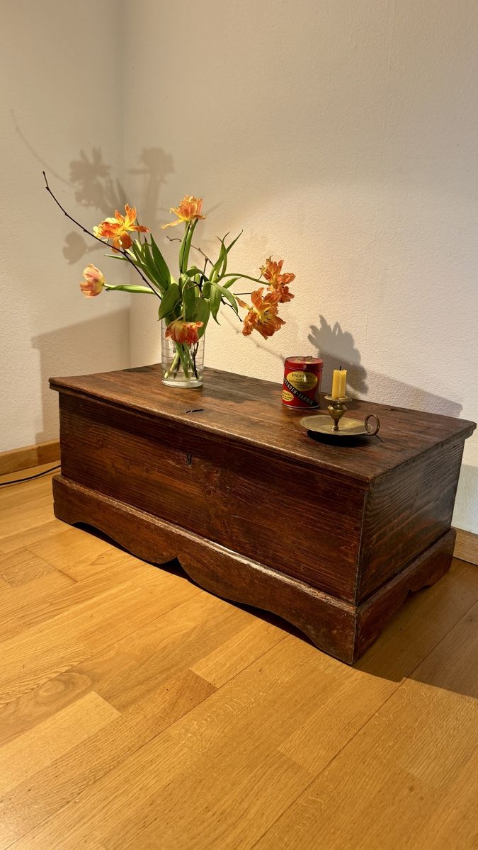 Cassapanche: Holztruhe antik uralt – Usato da Basel venduto da 7oclock 2