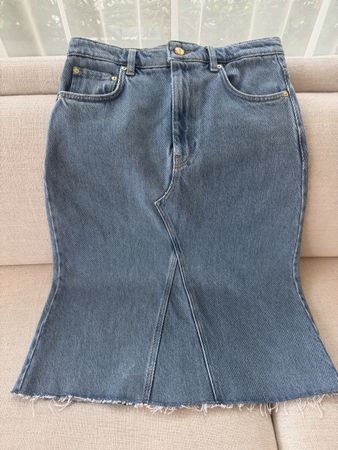 Denim skirt, NEU, designer Ganni
