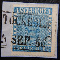 Schweden Kat. 2 gest. 1855 Kat. 60 Euro