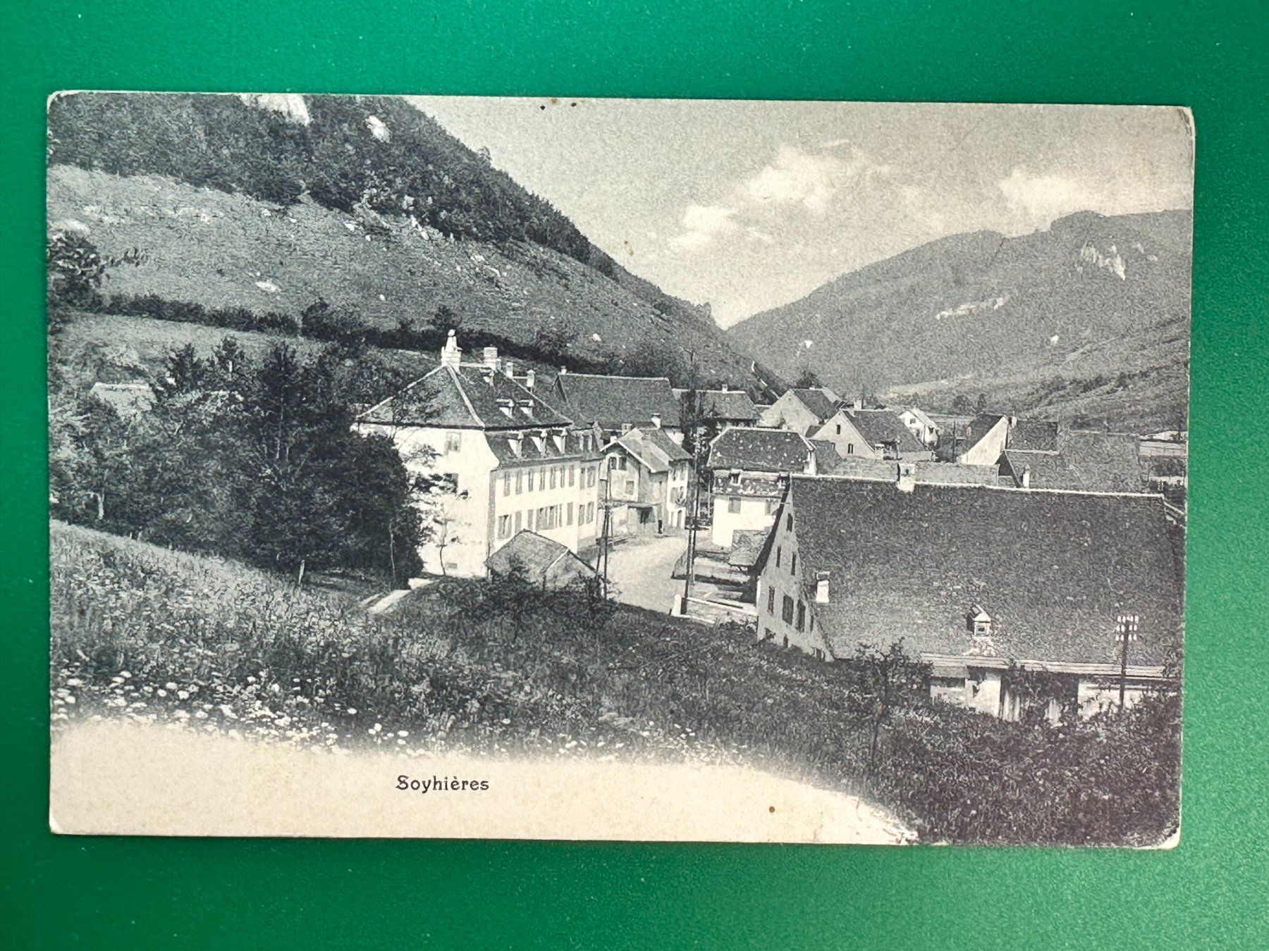 Cartoline postali: Soyhières - 1909 – Usato da Steg VS venduto da _vinci_
