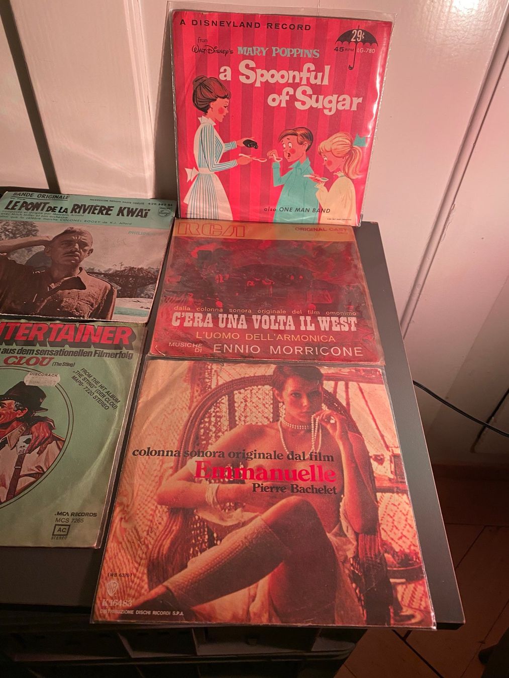 Schallplatten: 5 Singles Soundtracks für Juke Box – Gebraucht aus Zürich von Pyramid1 2