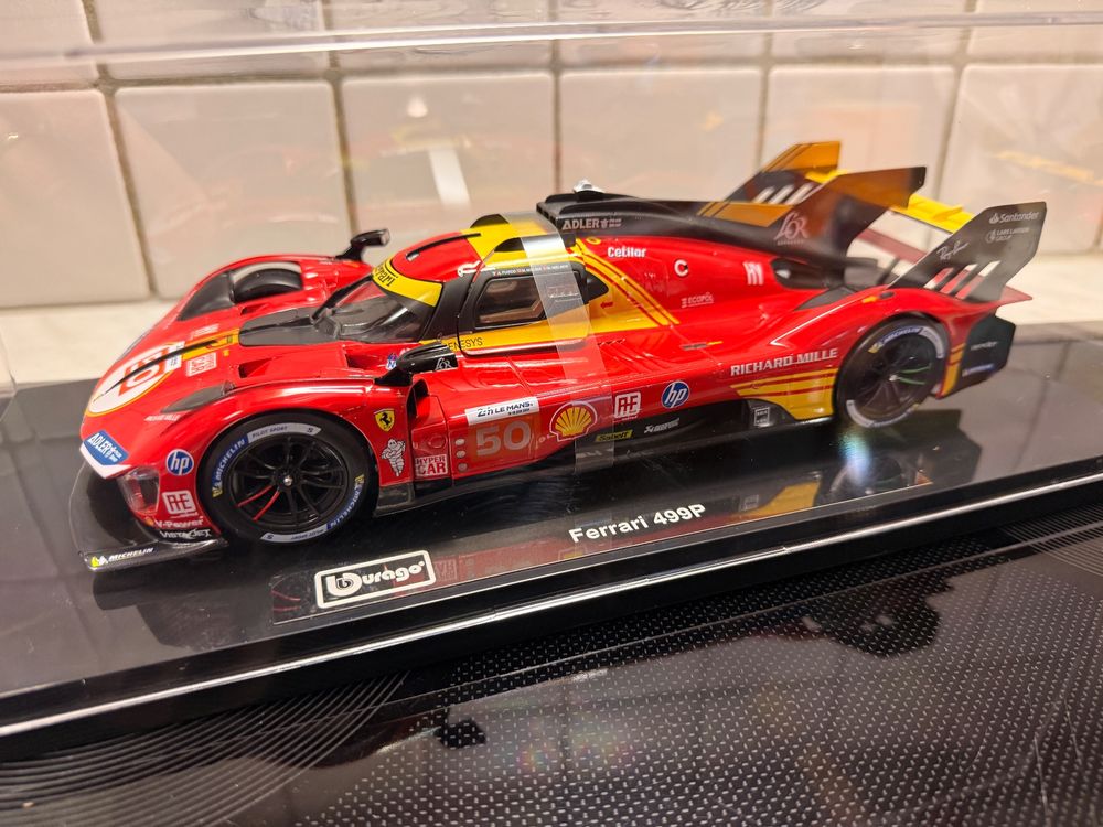 Ferrari Signature 499P LeMans Champ. 2024 1/18 rot NEUHEIT! (Neu und ...