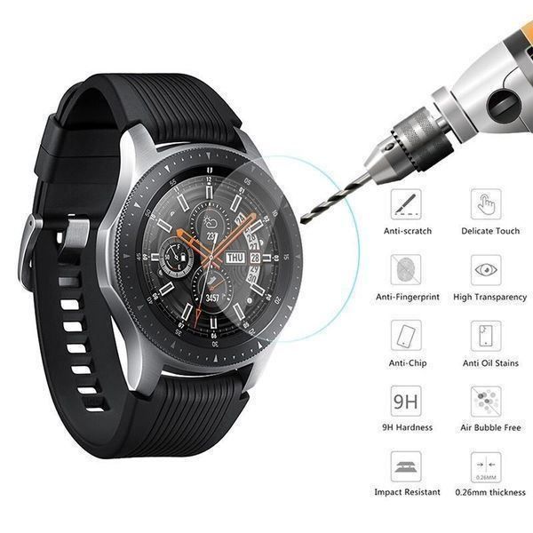 Cover & Protezioni schermo: 2x Samsung Galaxy Watch 46mm Panzerglas – Nuovo e nell'imballaggio originale da Zürich venduto da Store-247 1