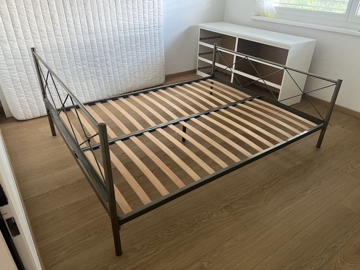 Lits: Doppelbett Eisen 160cm – D'occasion à Kloten par shoggo_la 3
