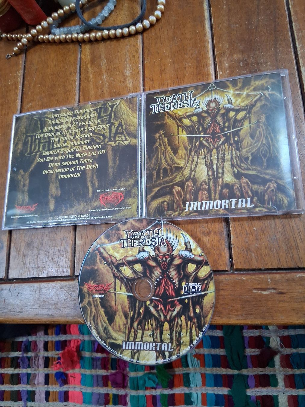 CDs: death theresia- immortal – D'occasion à St-Cergue par VeganWarrior