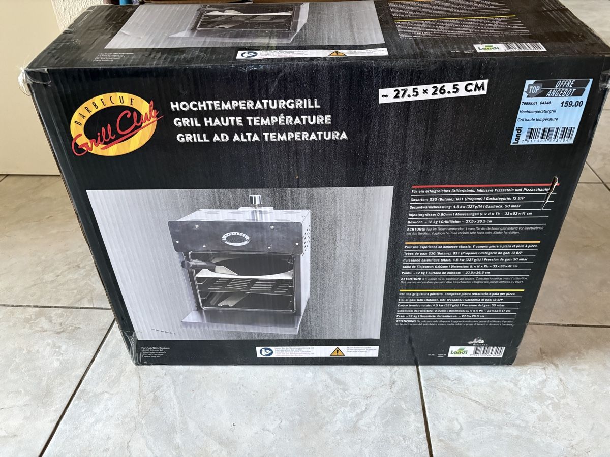 Grils: Hochtemperaturgrill – D'occasion à Wattenwil par jessy_33