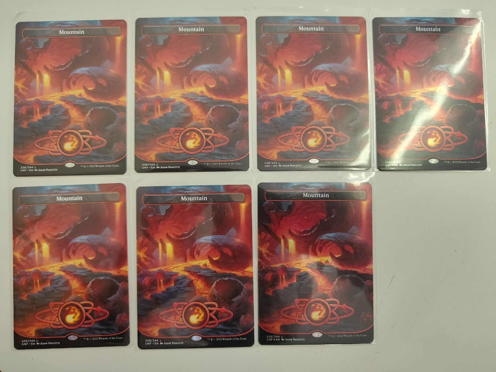 Magic The Gathering Cartes à collectionner: MTG Mountain 2 foil and 5 non foil – Neuf (Voir description) à Obergerlafingen par kingslayer4