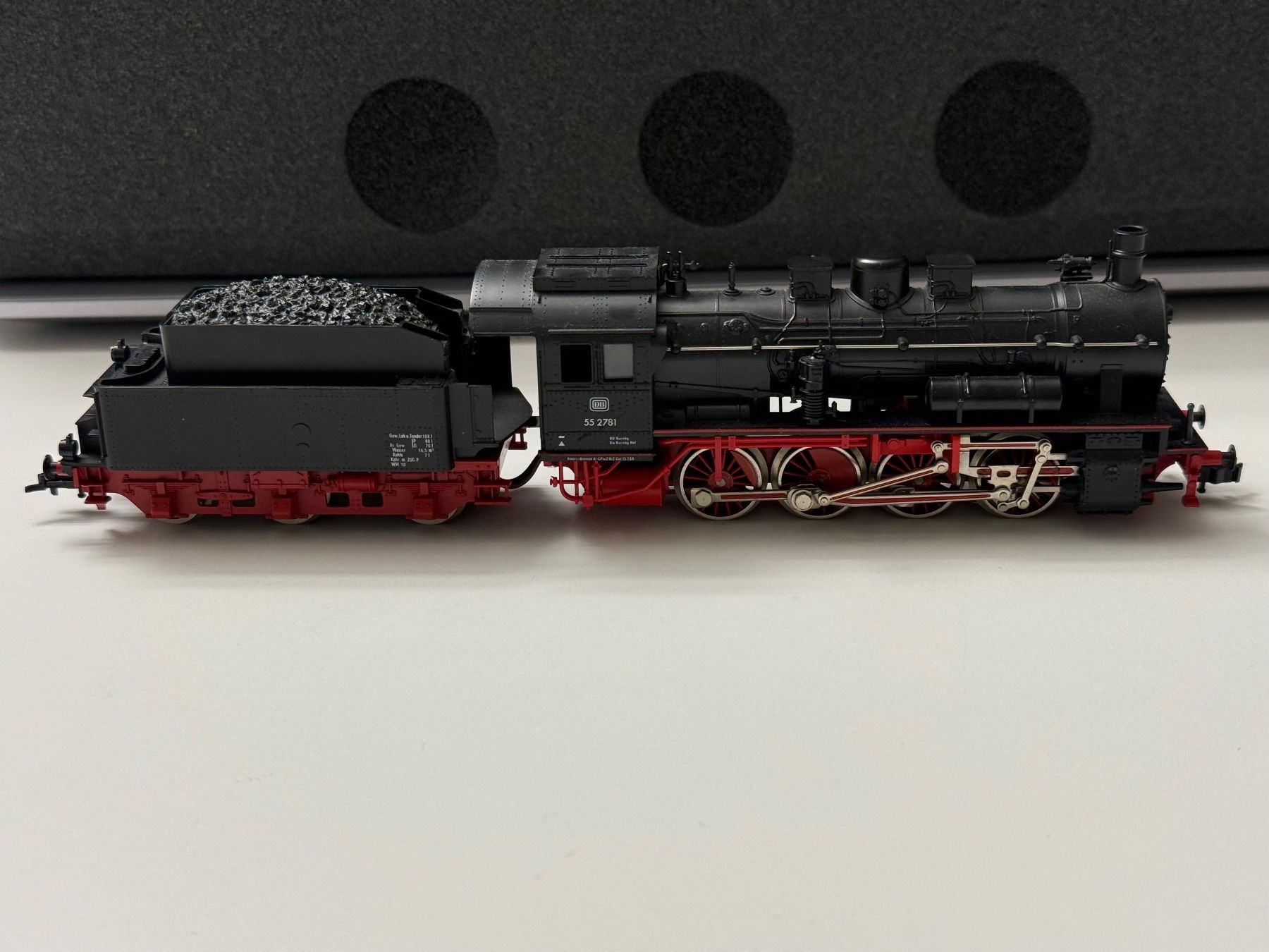 Fleischmann Modellini di ferrovie: FLM DB BR 55 Dampflok / DC HO – Usato da Jonschwil venduto da sutfra12 3