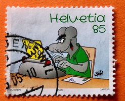 Nr.1158 Maus am Schreibmaschine Sondermarken GESTEMPELT 2005