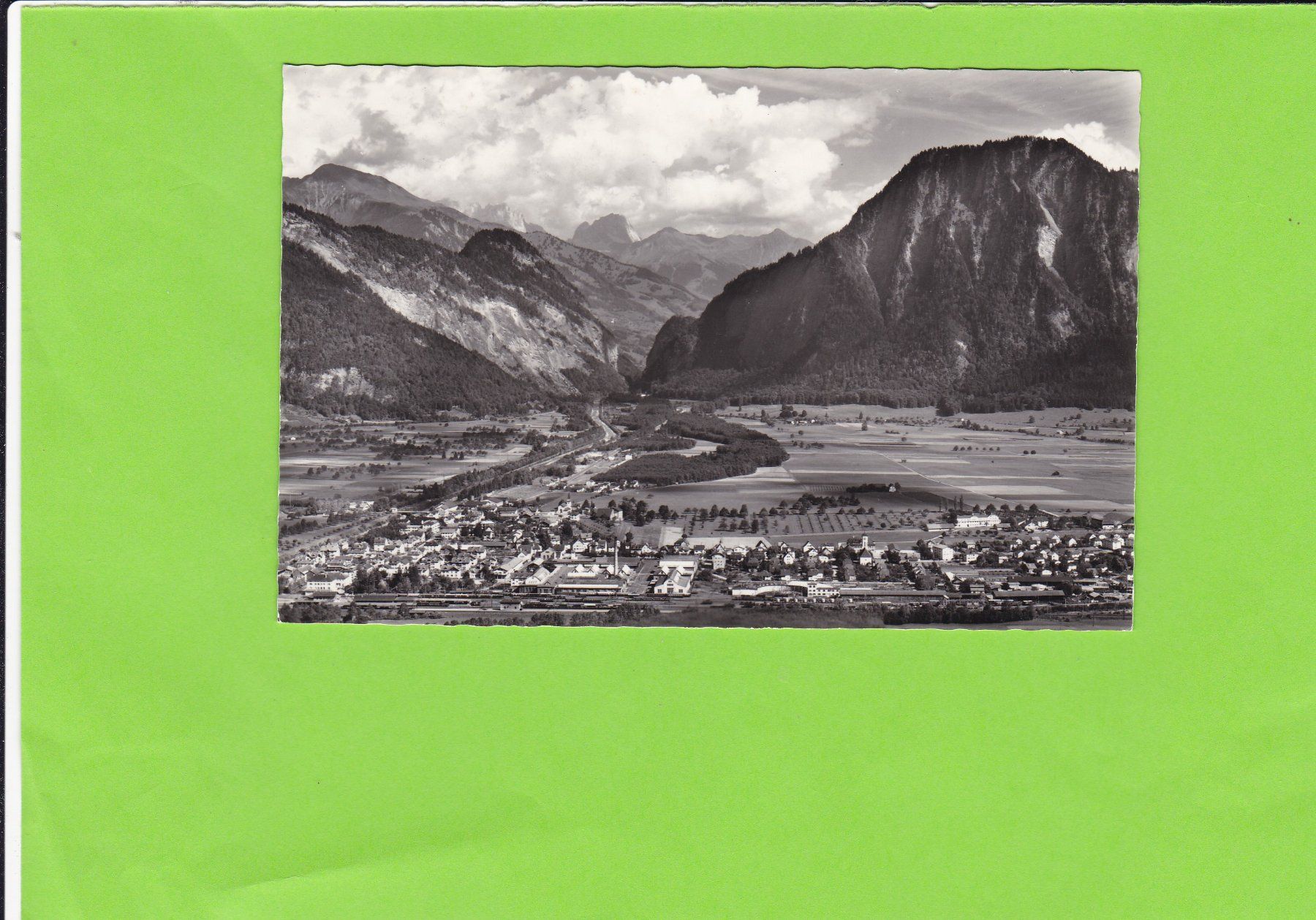 Cartoline postali: Landquart gegen die Klus – Usato da St. Peterzell venduto da neckertal