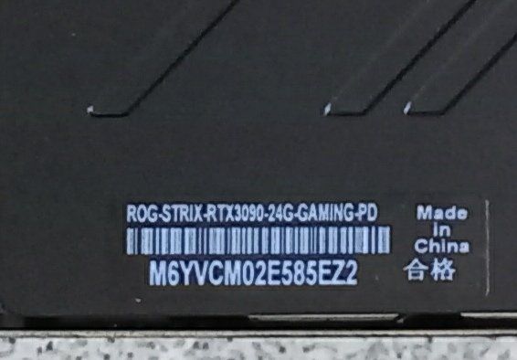 Nvidia Cartes graphiques: Geforce Rog Strix RTX 3090 24G Grafikkarte – D'occasion à Luzern par garlicia 5