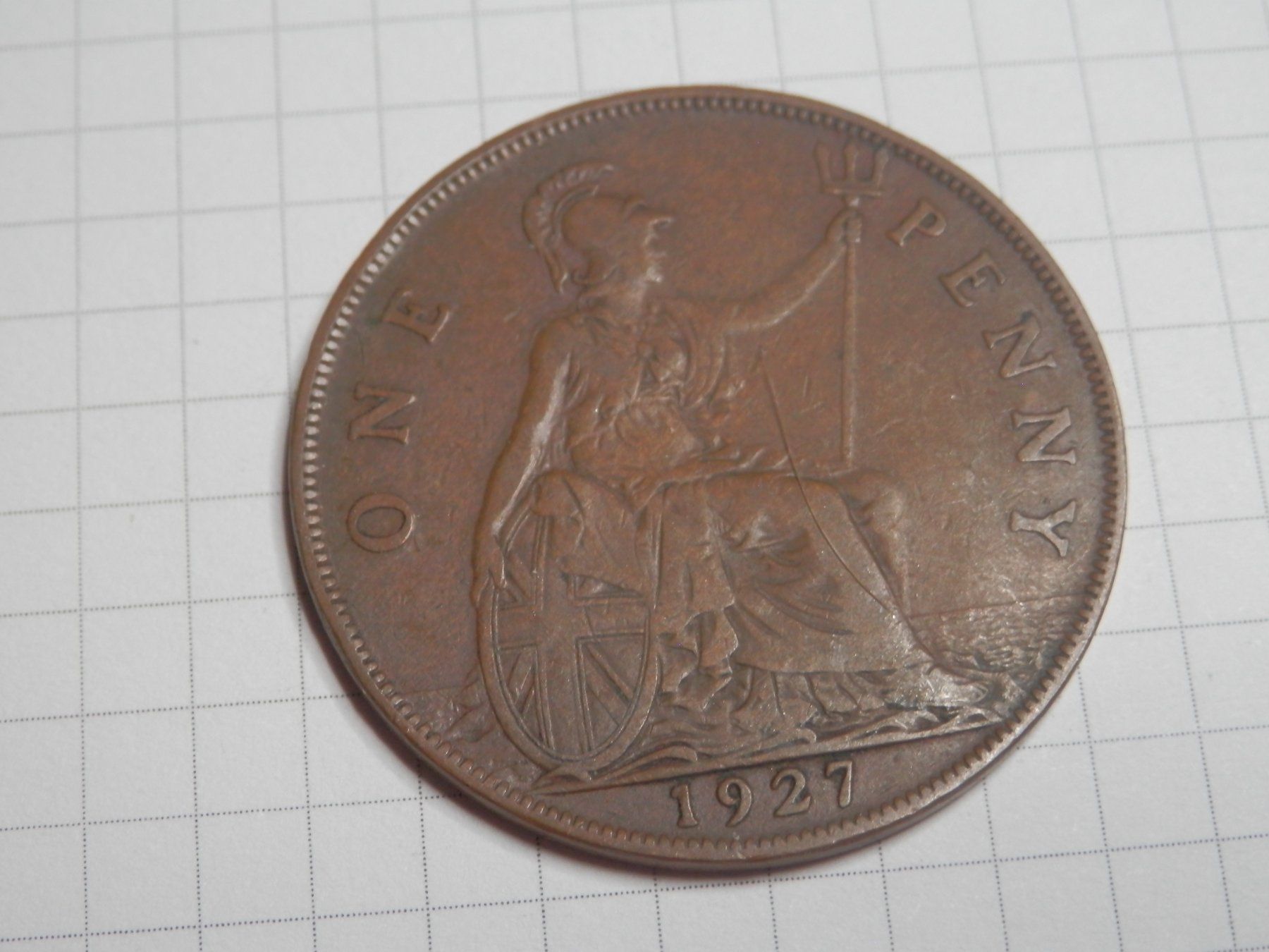 Tutti le monete: Großbritannien 1 Penny, 1927 – Usato da Weiach venduto da weiach81 1