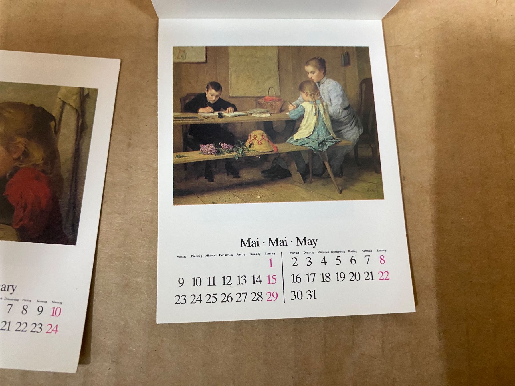 Calendari: Albert Anker Kalender sehr klein – Usato da Eschlikon TG venduto da ArtRec 4