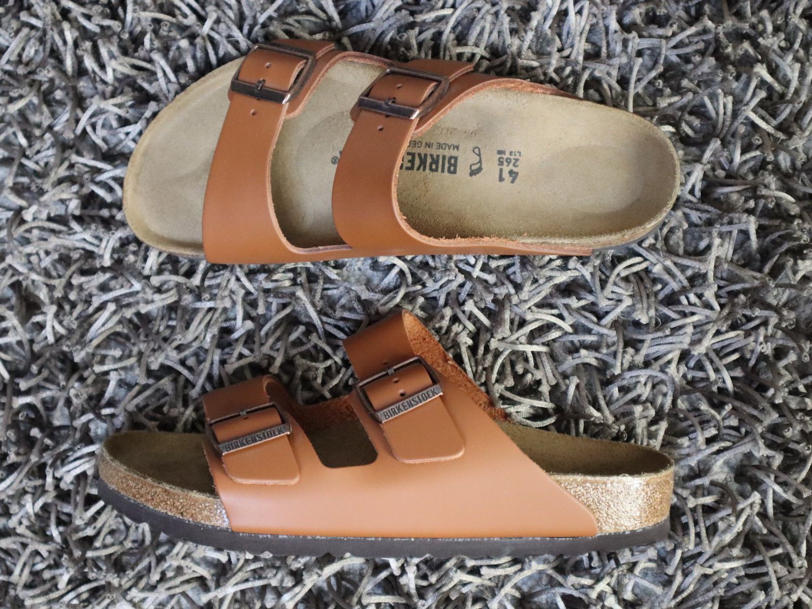 Birkenstock Scarpe da uomo: Birkenstock Arizona, 41, Leder, braun, NEU – Nuovo (secondo la descrizione) da Wattwil venduto da glueck 2