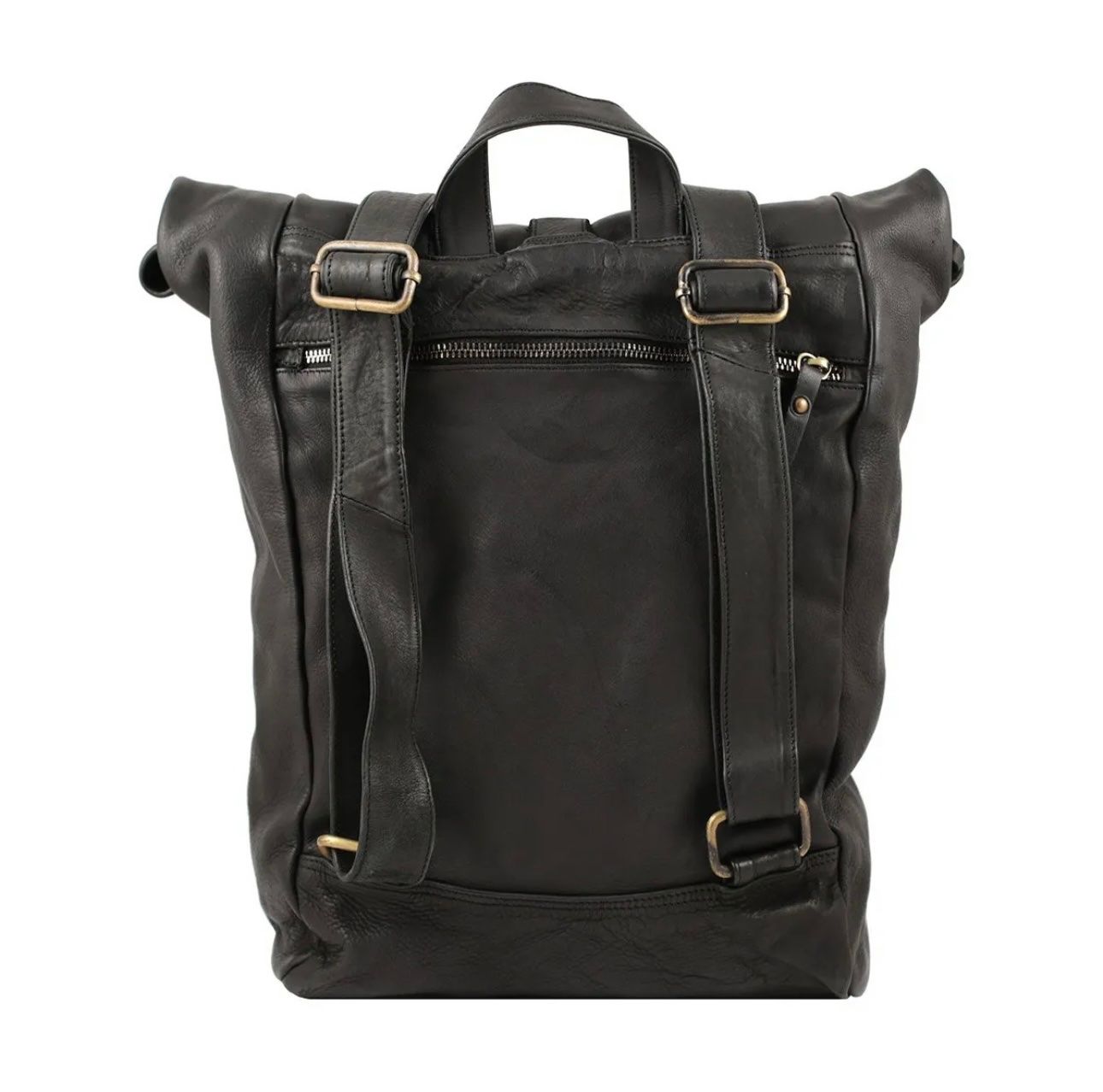 Zaini: Lederrucksack Torino - Farbe: Schwarz – Nuovo e nell'imballaggio originale da Wittenbach venduto da WWW.DRILUBAGS.CH 1