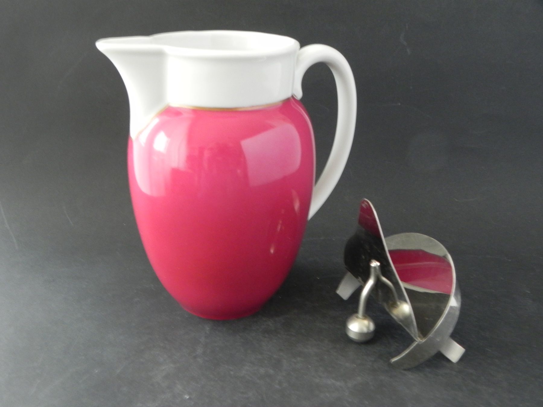 Caraffe: Schöner Krug mit Deckel von Langenthal 1962 – Usato da Zürich venduto da LodgE-21 3