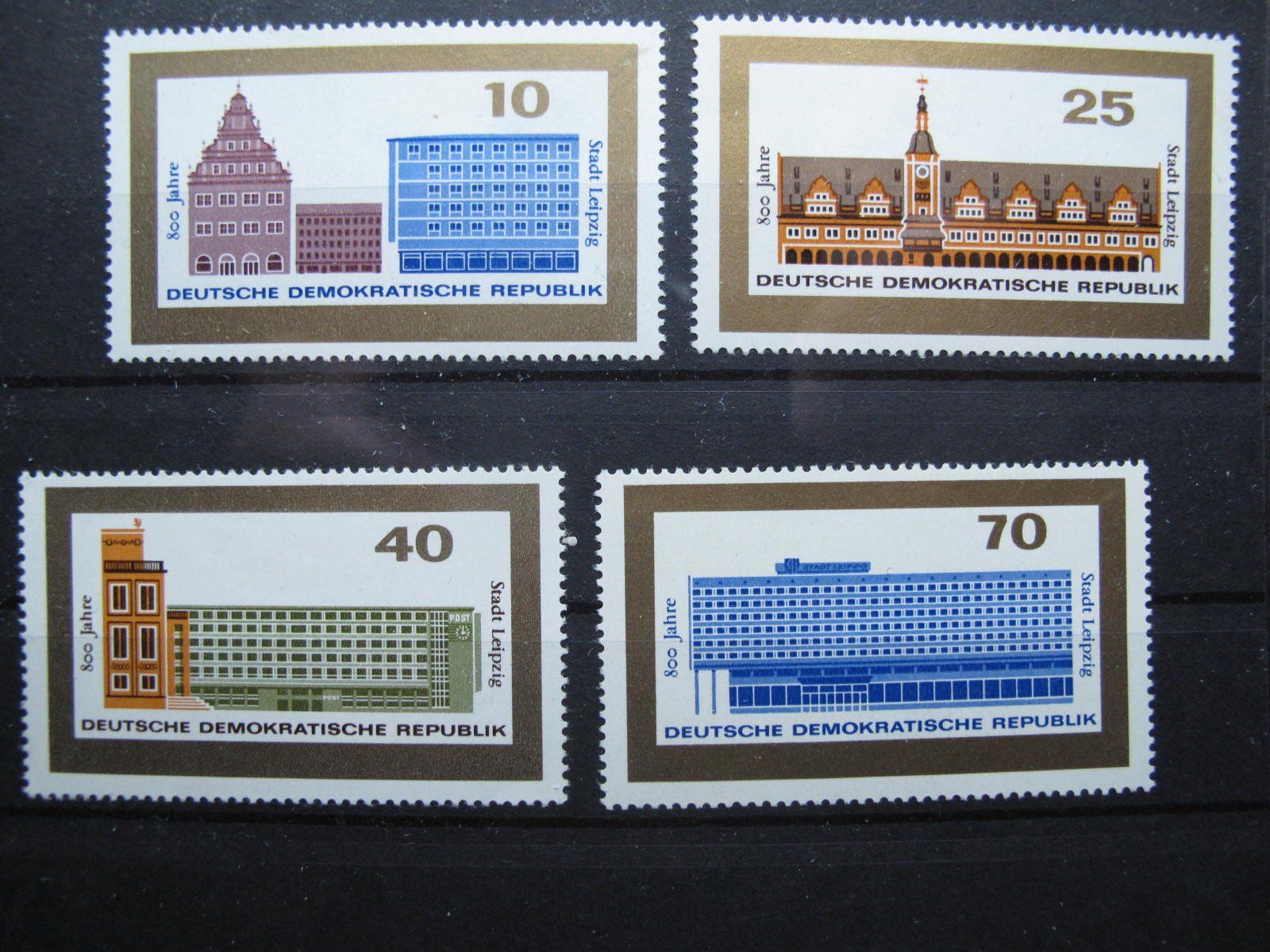 Tutti i francobolli: DDR 1965 Lepzig  800 Jahr Feier ** – Usato da Wil SG venduto da fva01