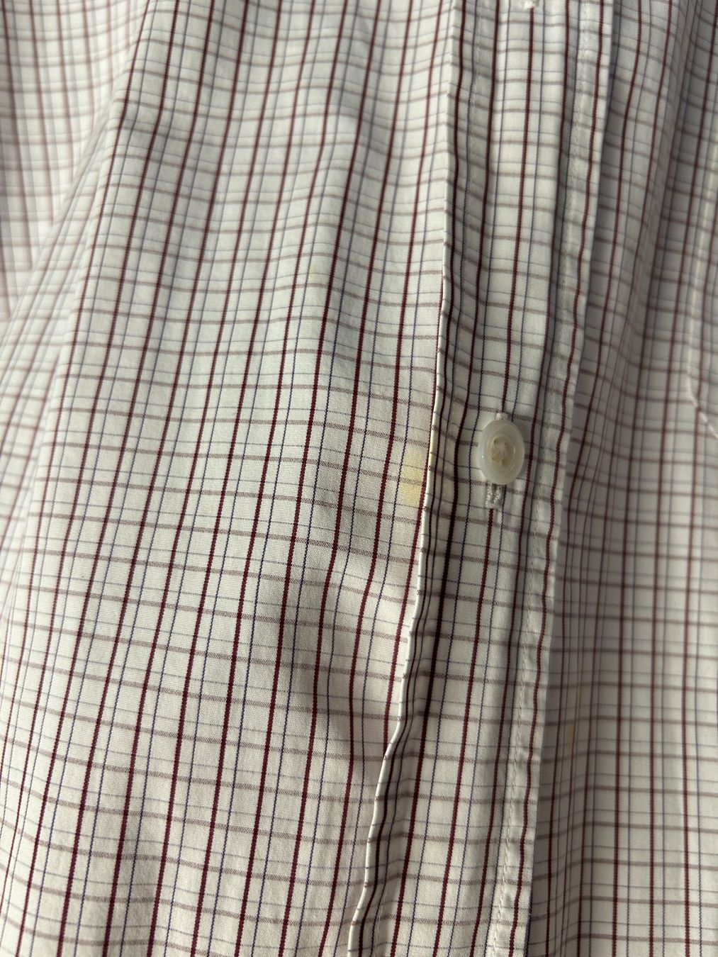 Hermès Chemises: Hermès Red Grey Plaid Button Up Shirt – D'occasion à Bern par kurtikobolt74 2