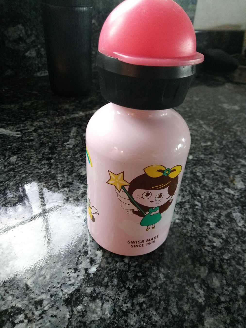 Sigg Borracce & Thermos: SIGG Trinkflasche Einhorn & Fee, rosa, CH-Produktion – Usato da Volketswil venduto da Car1 1
