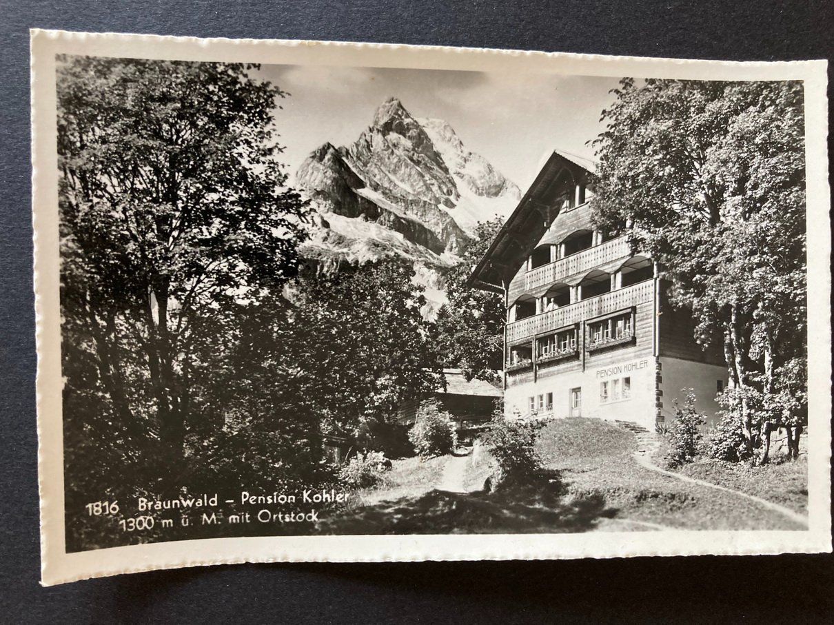 Cartoline postali: Braunwald, Linthtal, 2 Karten – Usato da Pfäffikon SZ venduto da Etzelstuermer 1