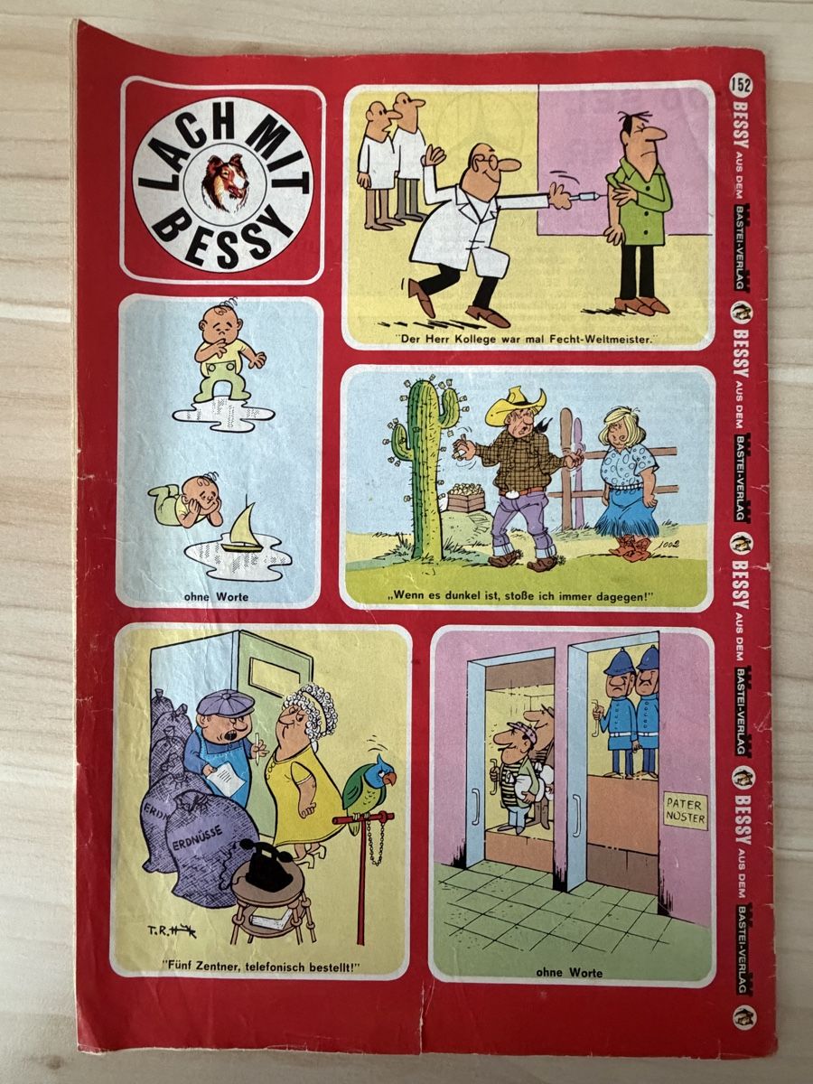 Fumetti: Bessy Bastei Heft 152,1969 – Usato da Kehrsatz venduto da Raboy 1