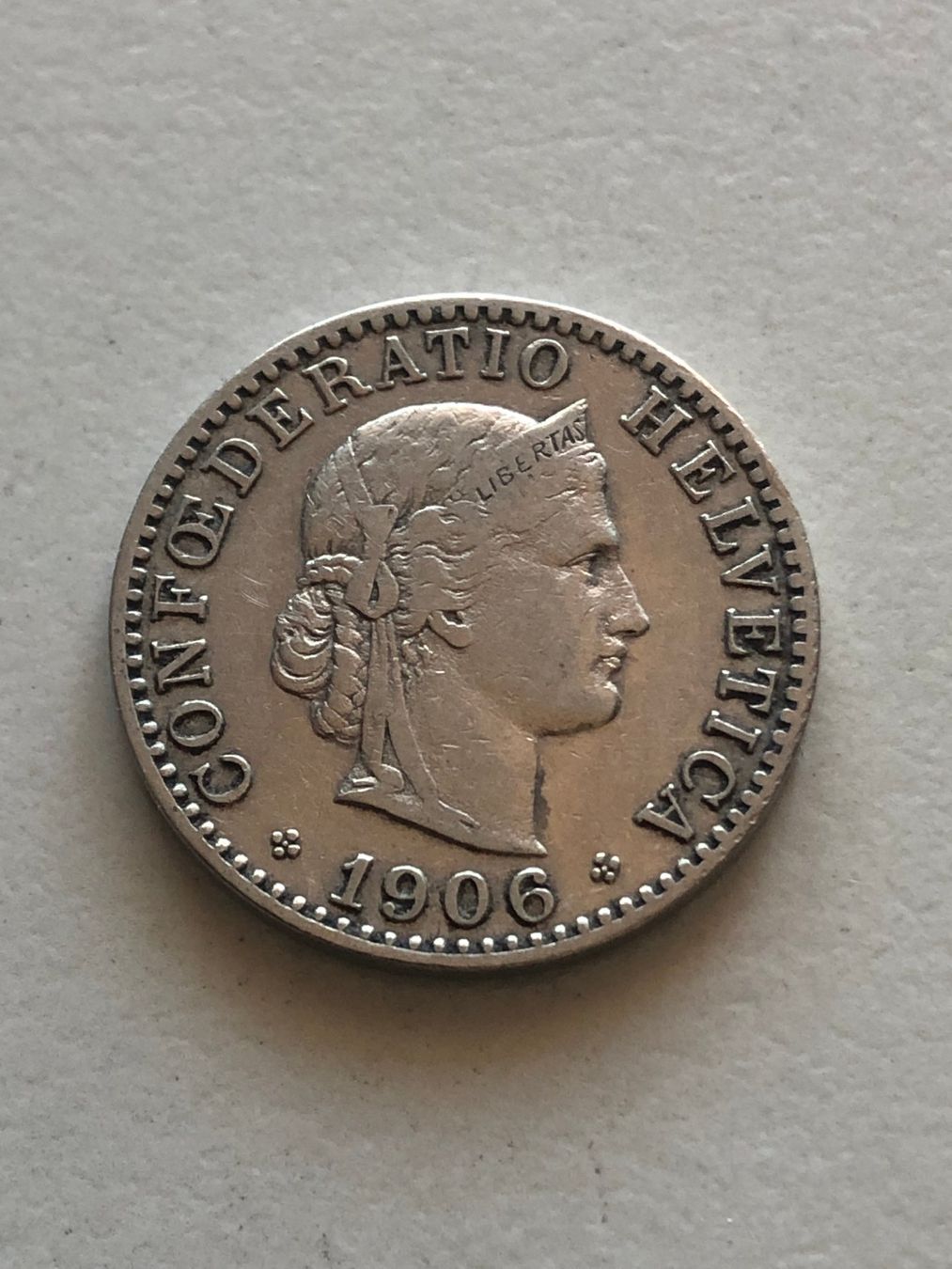 Tutti le monete: 20 Rp. 1906 – Usato da Schötz venduto da Odpa