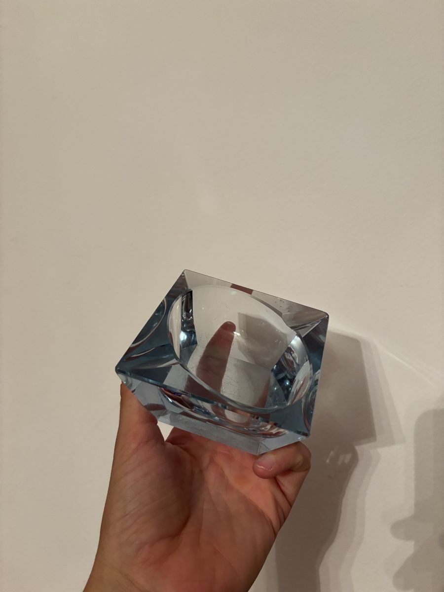 Murano Cendriers: Murano Glas Aschenbecher Design 70er / crystal ashtray – D'occasion à Lugano par rrkivio 1