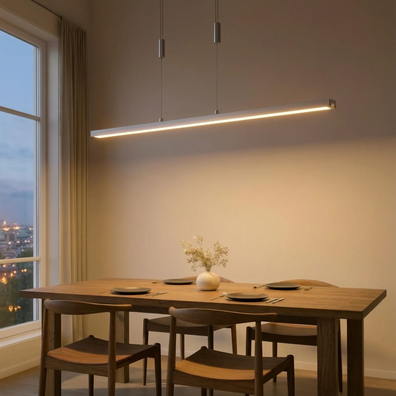 Kronleuchter & Deckenlampen: Lucande LED-Hängeleuchte Aluminium 120cm – Neu und originalverpackt aus Berneck von Chicandmore 1
