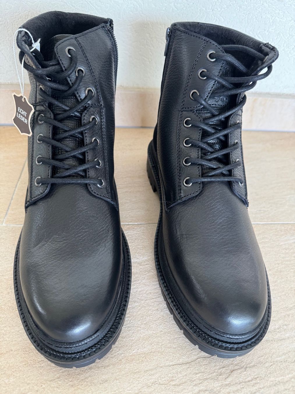 Scarpe da uomo: SANSIBAR Bottines en cuir, p.45 – Nuovo e nell'imballaggio originale da St-Gingolph venduto da GoldenKeys