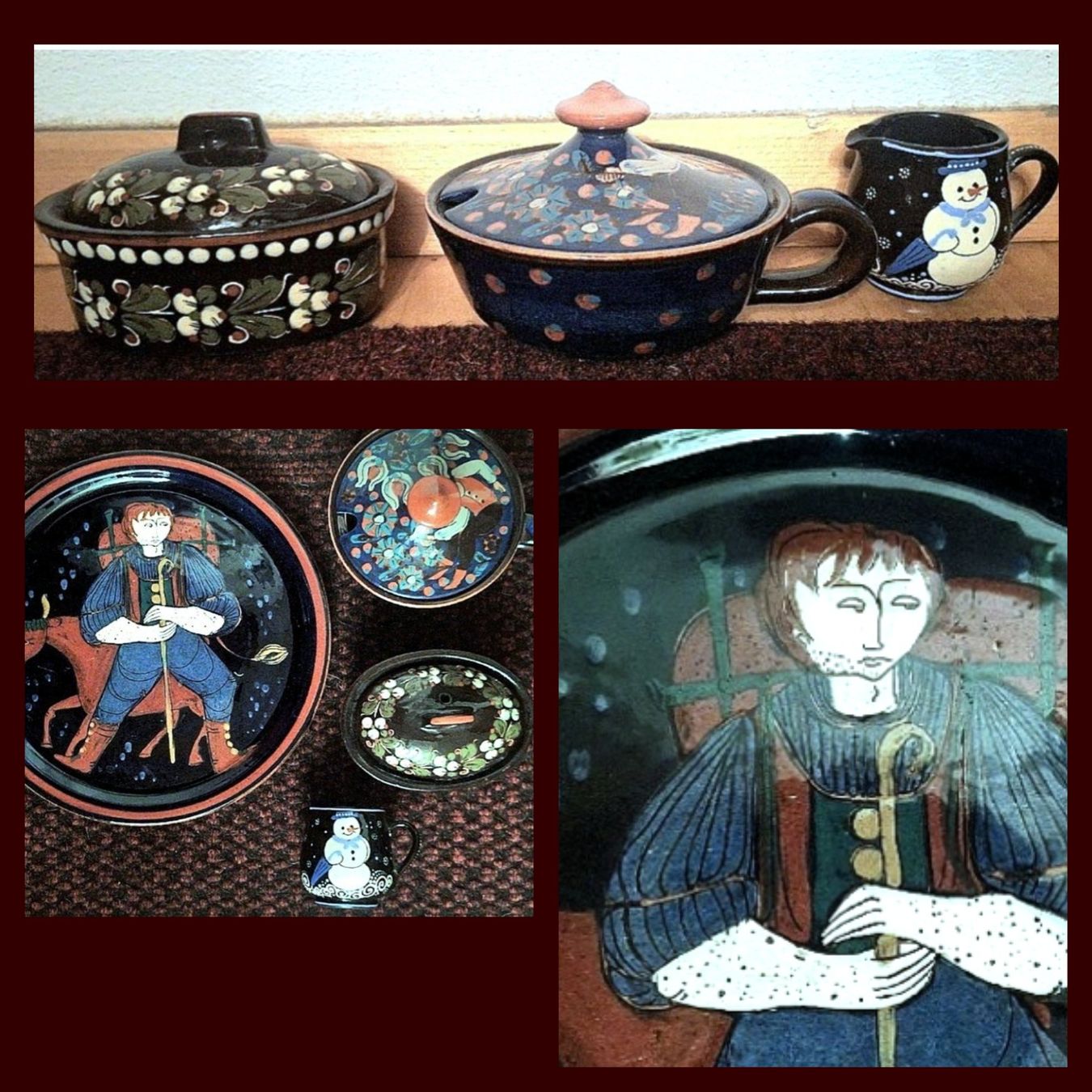Set di piatti: Sehr schönes Kunst-Keramik Geschirr Set, Handbemalt – Usato da Emmenbrücke venduto da abu_9mj8 1