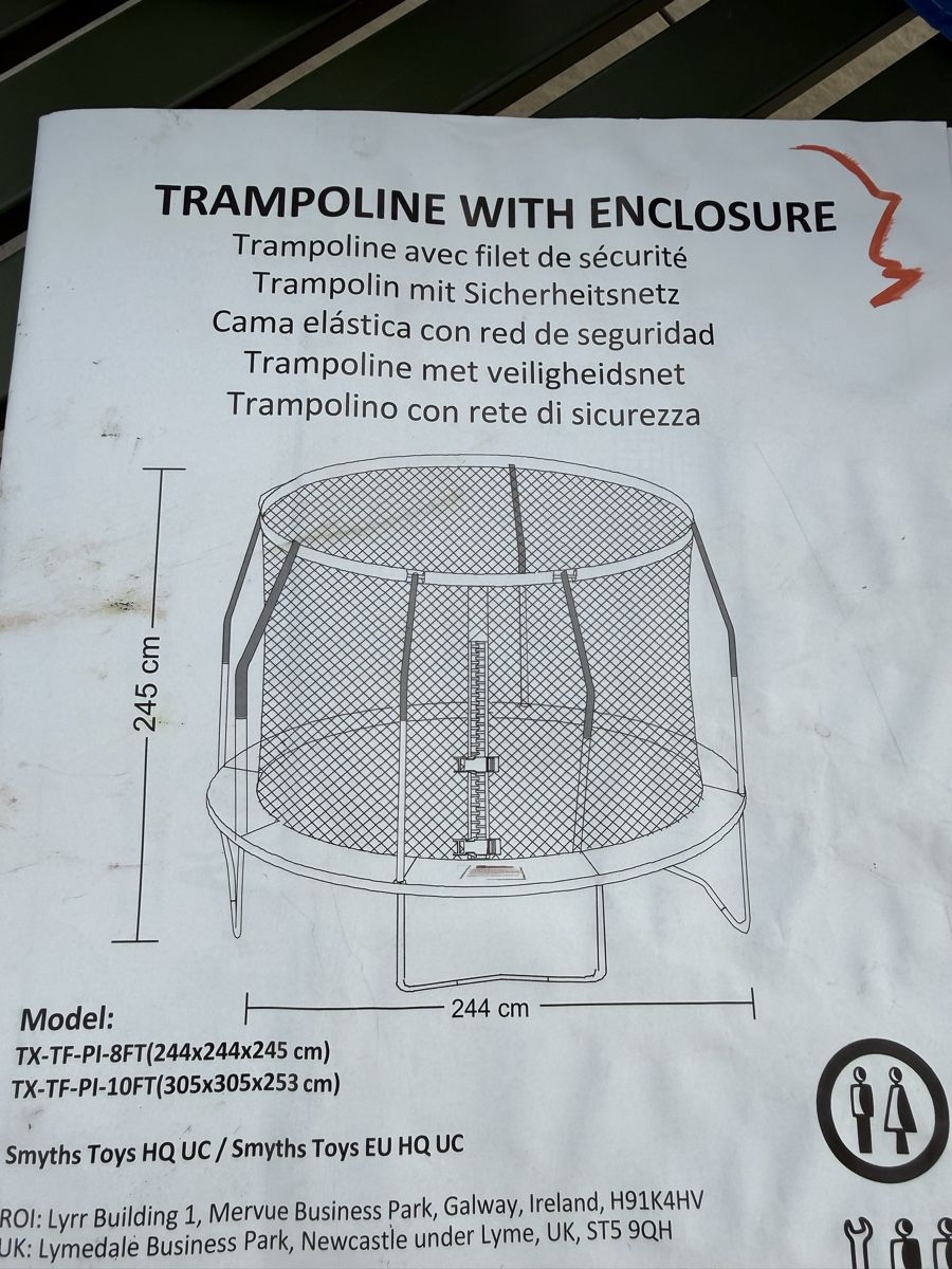 Trampoline: Trampolin 244cm x 245cm – Gebraucht aus Kilchberg ZH von MiLu2023 1