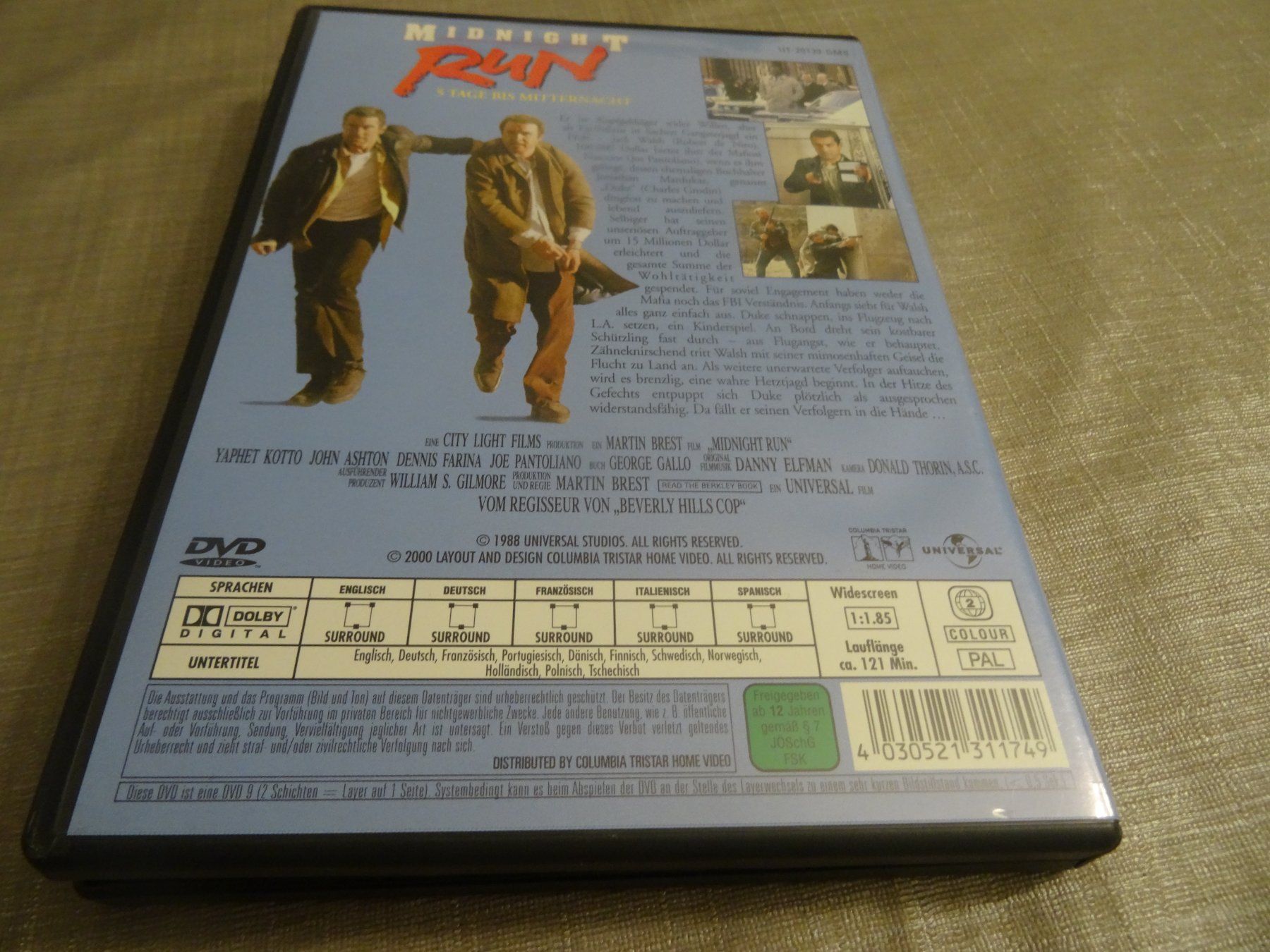 Alle DVDs: Midnight Run - 5 Tage bis Mitternacht DVD – Gebraucht aus Olten von Disc-Verkauf 2