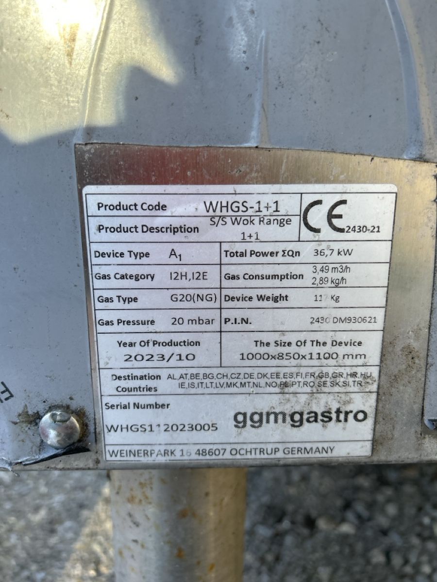 Ggm Gastro Elettrodomestici da cucina: 2 mal GGMGastro WokGasherd – Usato da Pfäffikon SZ venduto da Babig8645 4