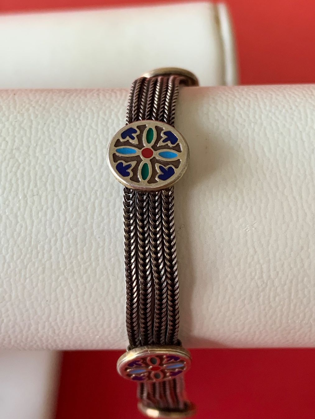 Armbänder & -reifen: Silber-Armband orientalisch 5 Blumen – Neu (gemäss Beschreibung) aus Dittingen von Bijoubelle 5