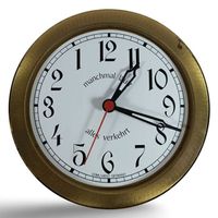Wanduhr "manchmal läuft", Uhr läuft gegen den Uhrzeigersinn