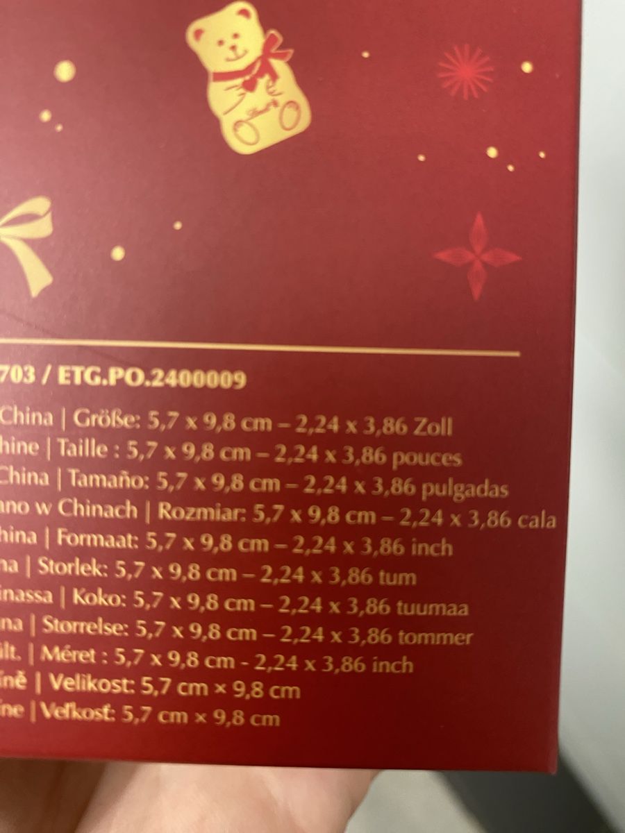 Tutte le decorazioni: Lindt TEDDY Christbaumschmuck – Nuovo e nell'imballaggio originale da Galgenen venduto da Testus 1