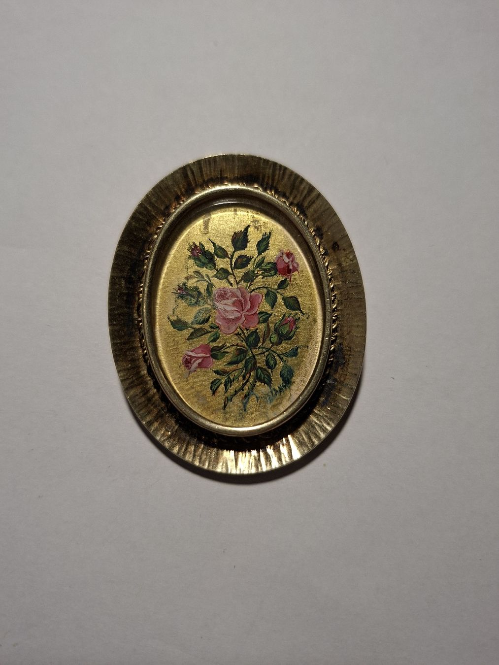 Broches & Aiguilles: Brosche mit handgemalten Blumen – D'occasion à St. Gallen par Jawals