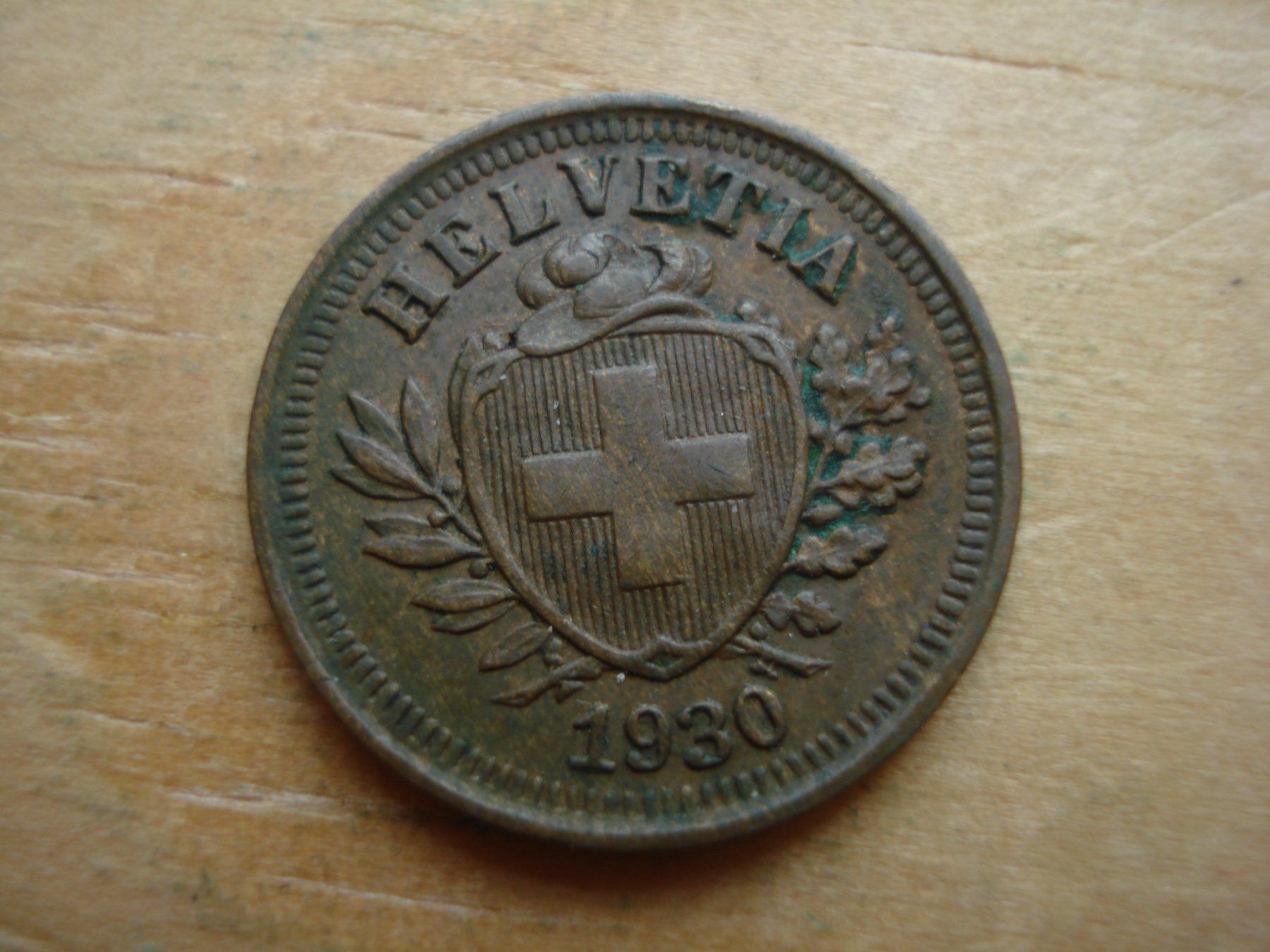 Tutti le monete: (W5) 1 Rappen 1930 – Usato da Erlach venduto da Net-Coins