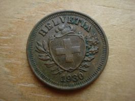 (W5) 1 Rappen 1930