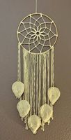 Grand attrape-rêves macramé bohème  90 × 30 cm
