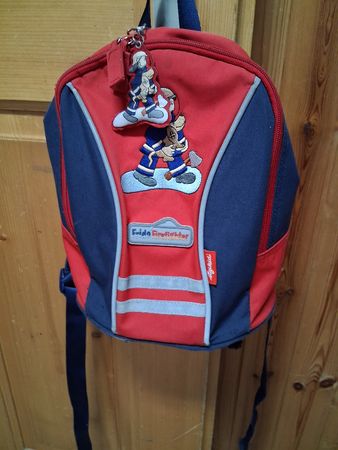 Kinderrucksack Fridolin mit Feuerwehrmotiv guter Zustand