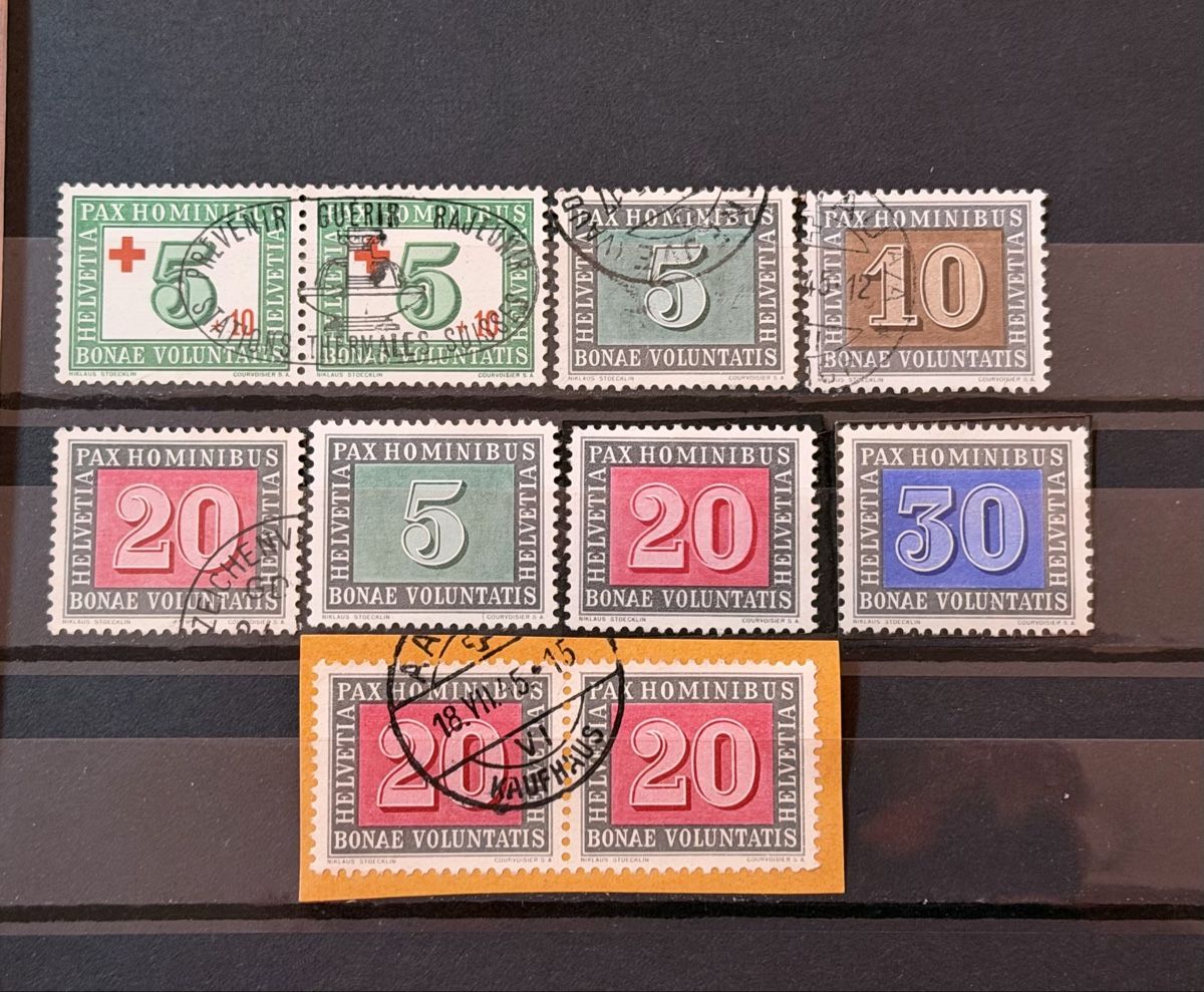 Alle Briefmarken: Timbres PAX - Suisse  – Gebraucht aus Petit-Lancy von Solcarm