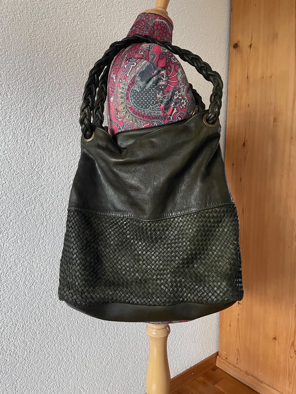 Borse: Umhänge-Ledertasche aus Sizilien – Usato da Bourguillon venduto da gartenwohnen