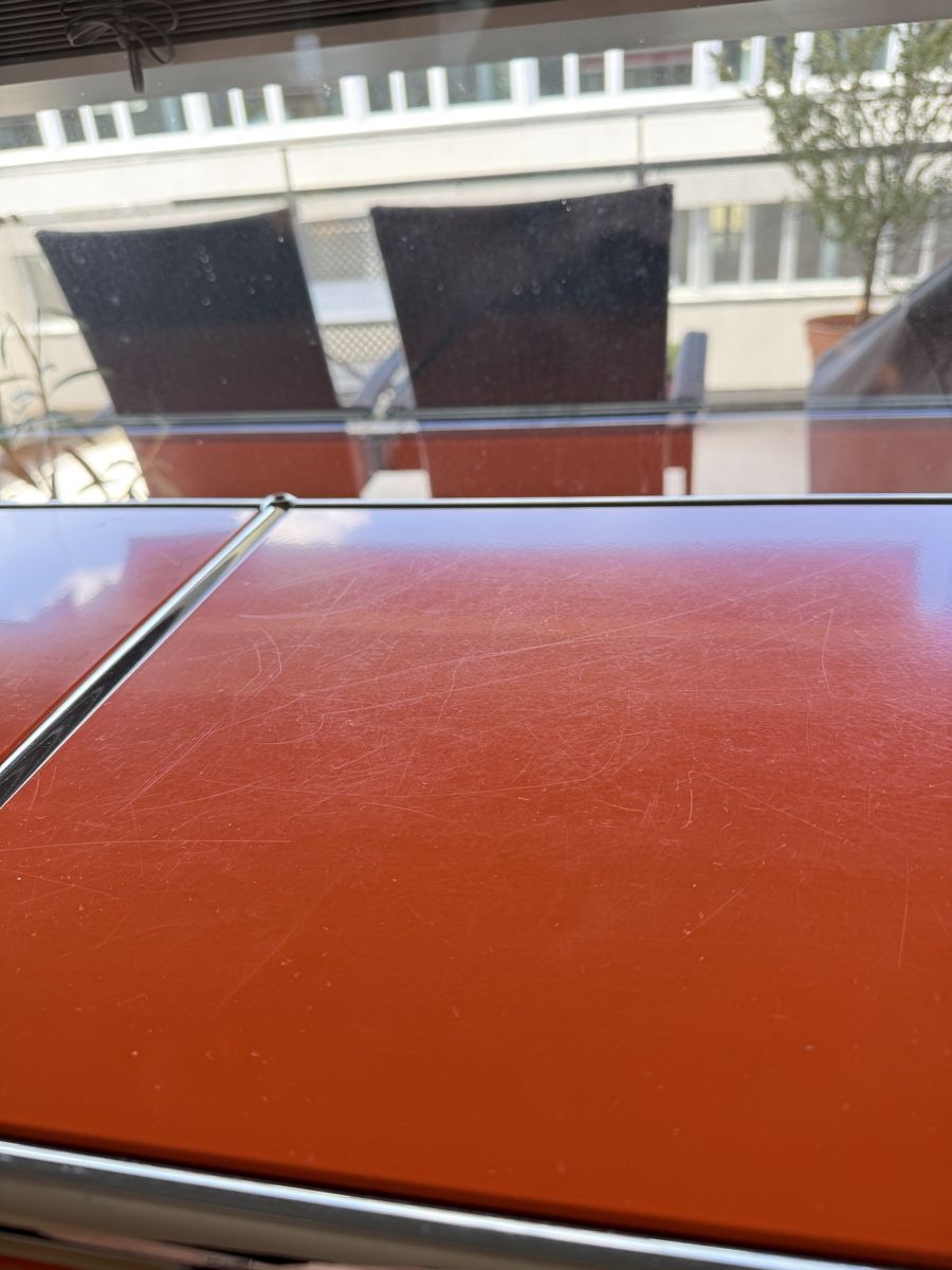 USM Cassettiere: USM Haller Sideboard Orange 3x2 – Usato da Zürich venduto da balio 8