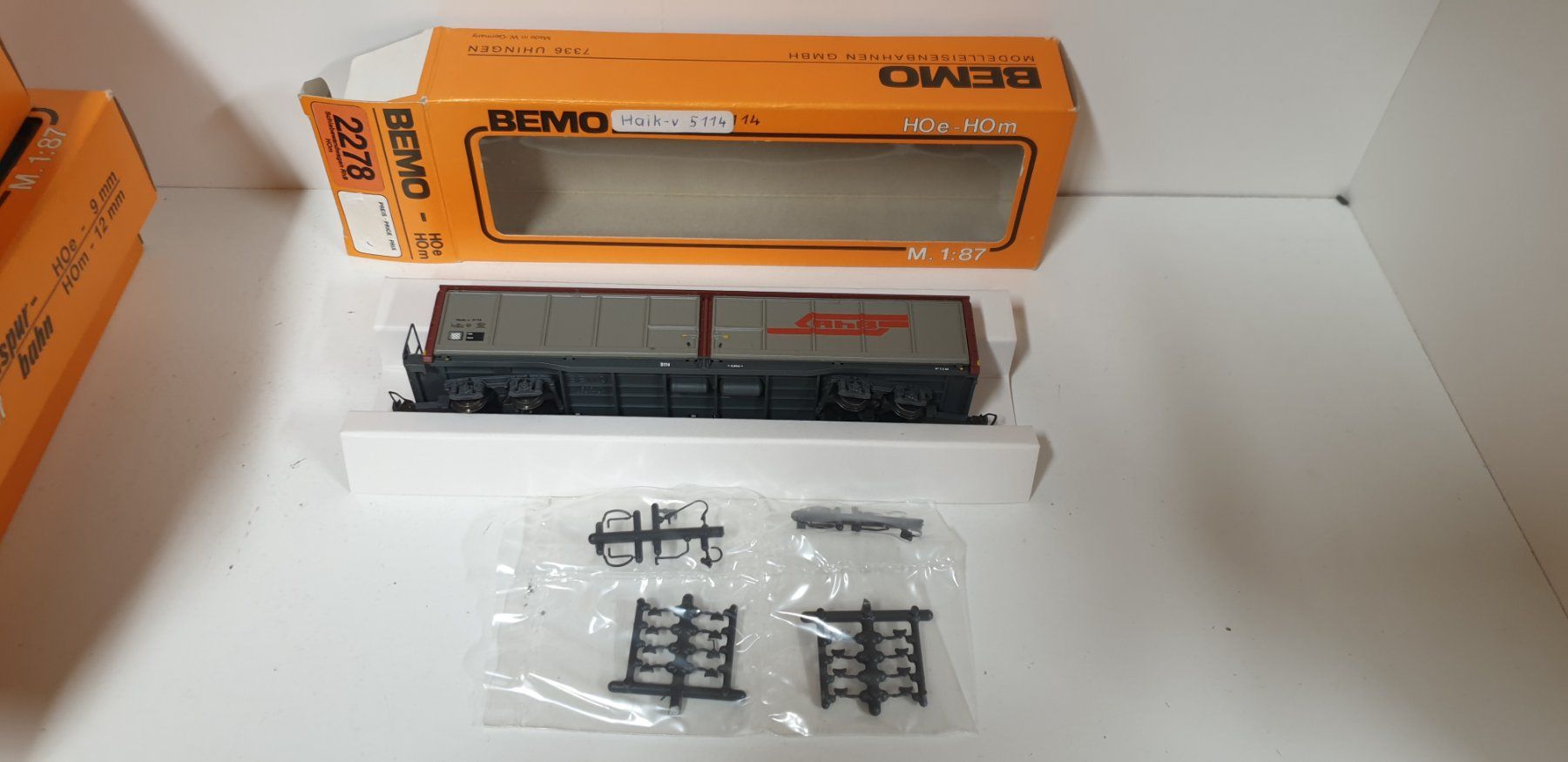 Bemo Modellini di ferrovie: Bemo RhB Güterwagen – Usato da Geroldswil venduto da TopTrain54 2